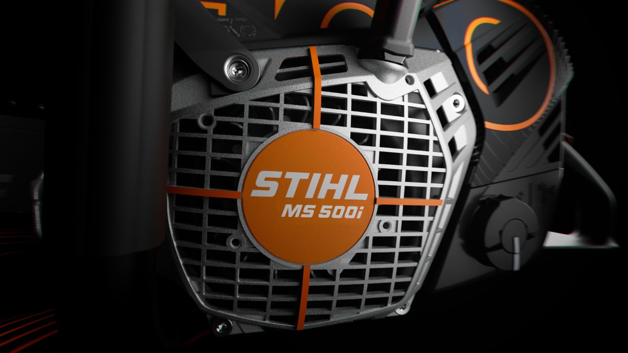 STIHL MS 500i Centennial Edition отблизо