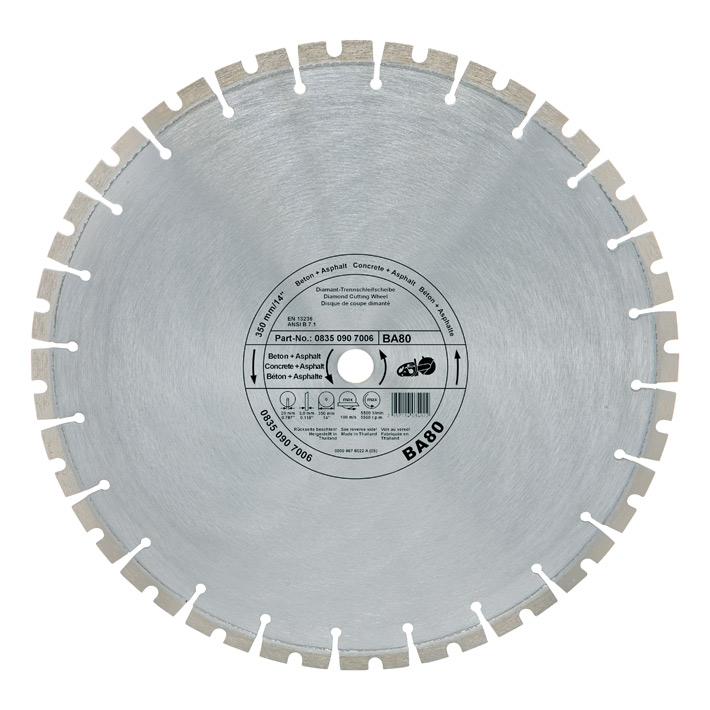 Диамантен диск, за бетон/асфалт (BA