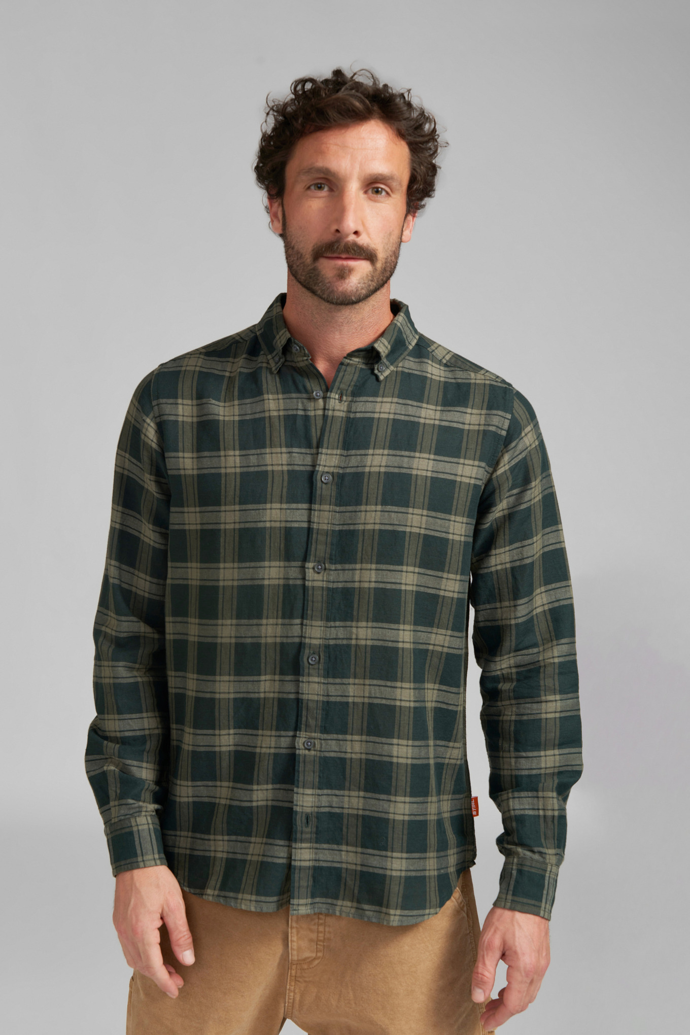 Риза PLAID GREEN