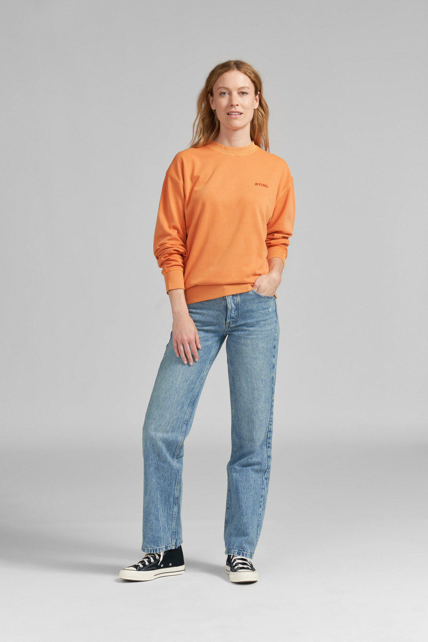 Суитчър PIGMENT DYE, оранжев