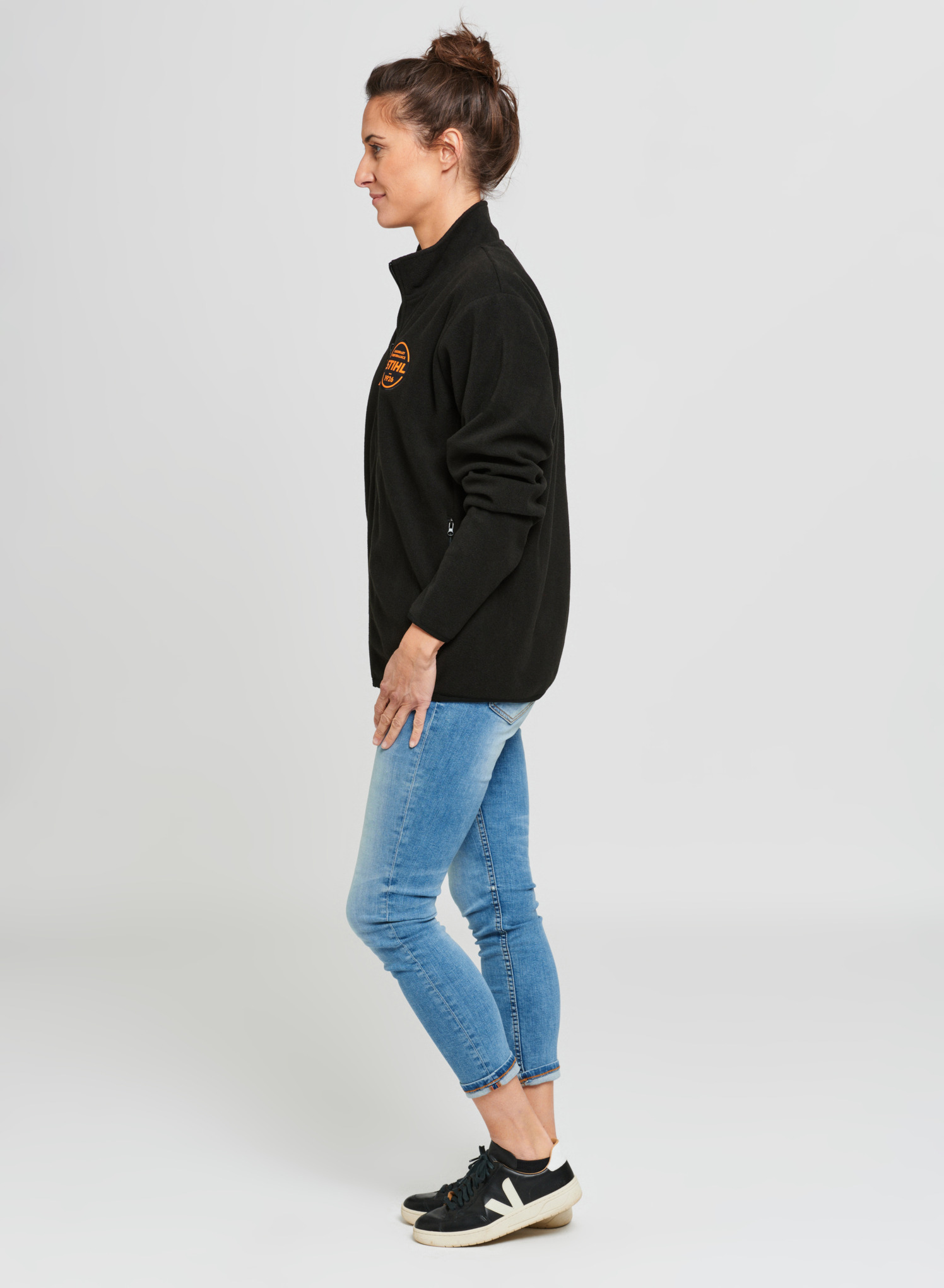 Fleece яке "STIHL", черно