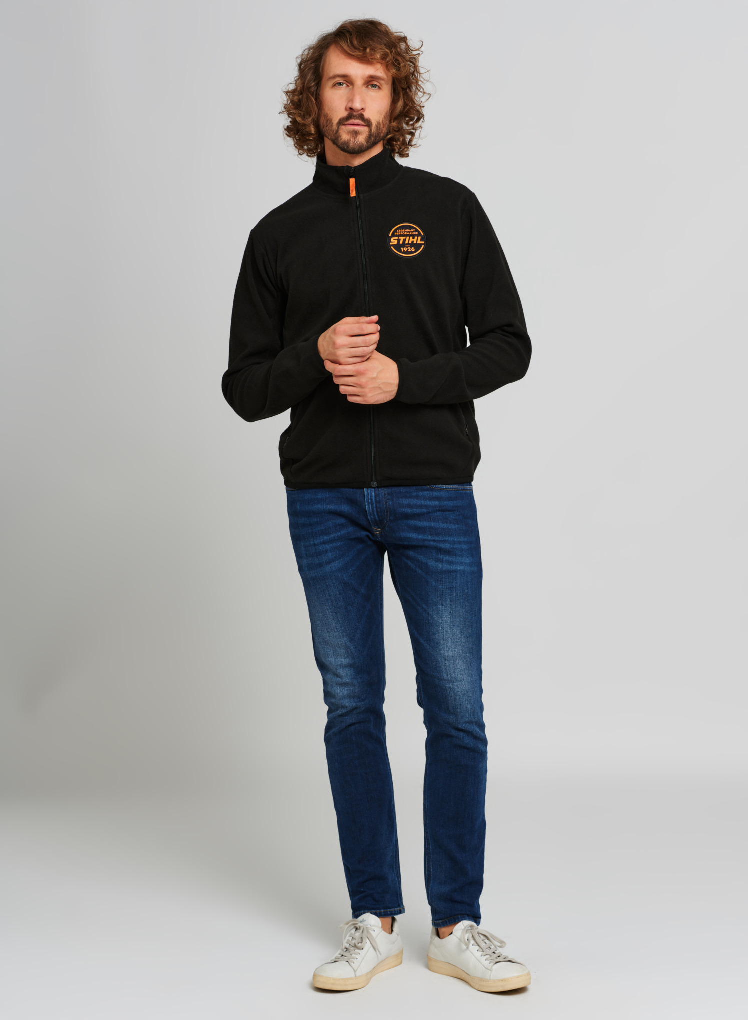 Fleece яке "STIHL", черно