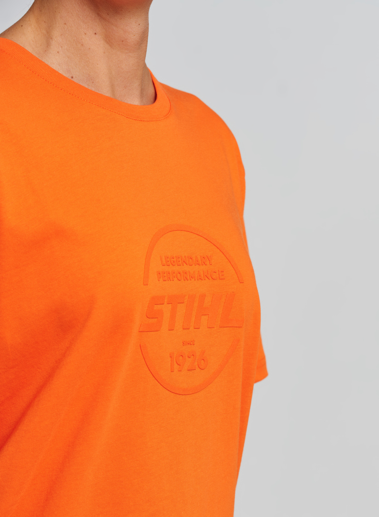 Тениска "LOGO-CIRCLE", оранжева