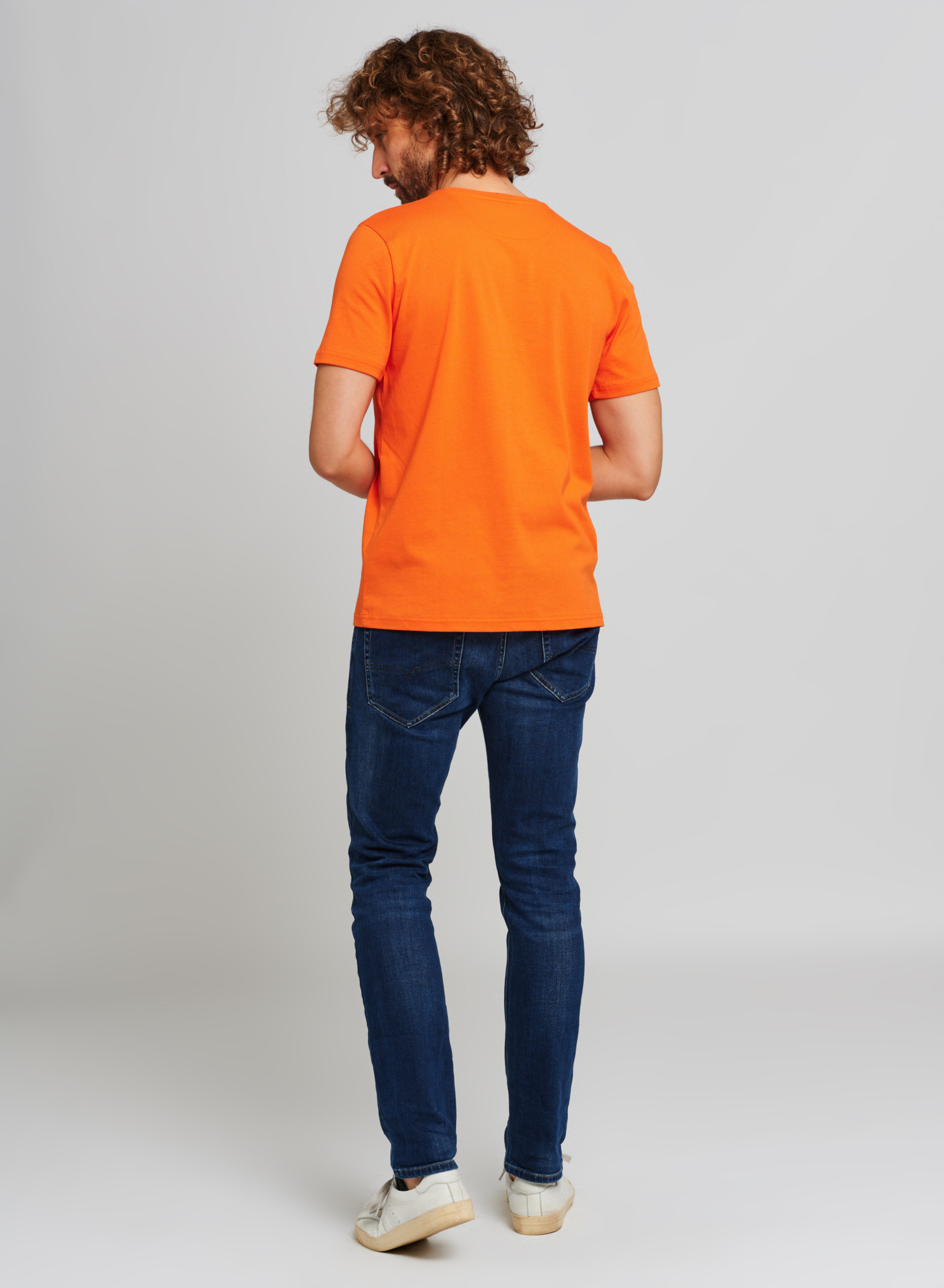 Тениска "LOGO-CIRCLE", оранжева