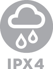 СЕРТИФИЦИРАН ПО СТАНДАРТ IPX4
