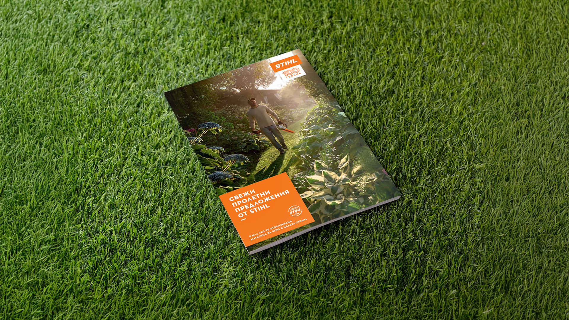 Каталог, лежи на трева